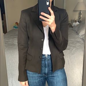 Elie Tahari Dark Brown Blazer